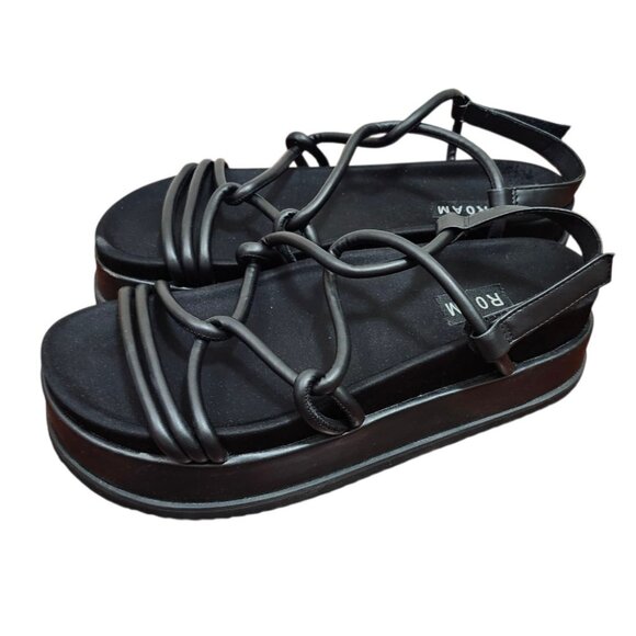 ROAM Linky Platform, Black Rommie sandal Women's Size 40 EU/US 10 - Picture 6 of 16